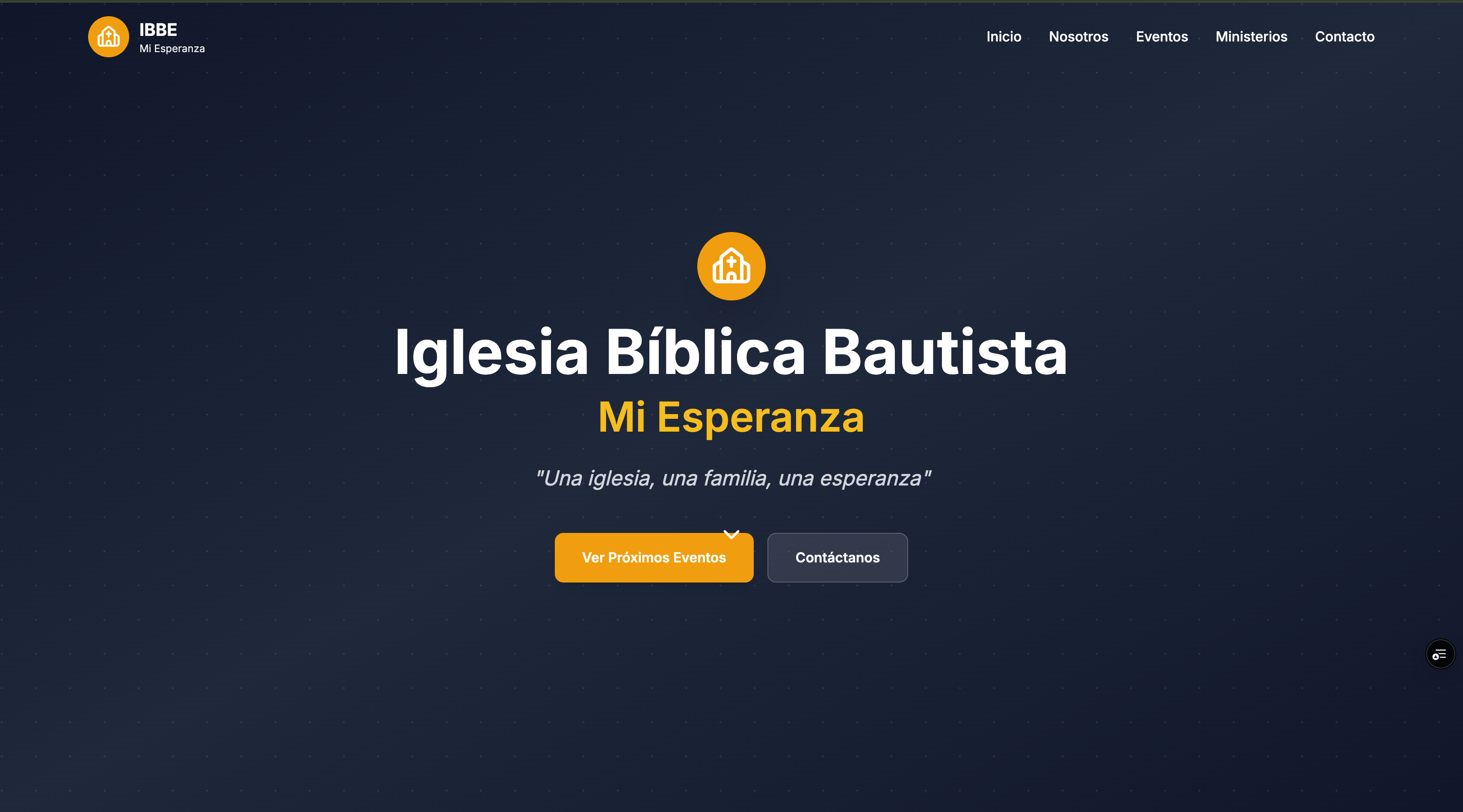 IBBE - Iglesia Bíblica Bautista Mi Esperanza